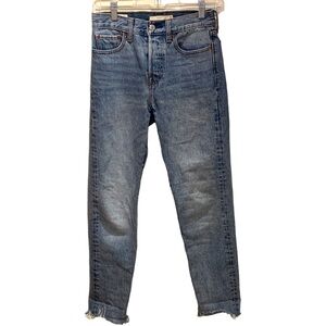 Levi’s Women's Wedgie Tapered Button Fly Jeans Size 24